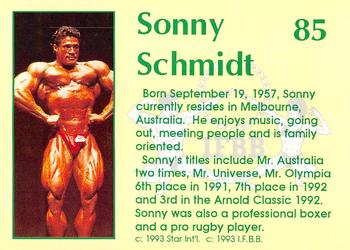 1993 Star Pro Body Builders #85 Sonny Schmidt Back